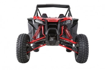Honda Talon UTV equipped with HD9 Beadlock wheels in a 6+1 offset up front and 4+3 in the rear to maintain same track width front and rear. 
