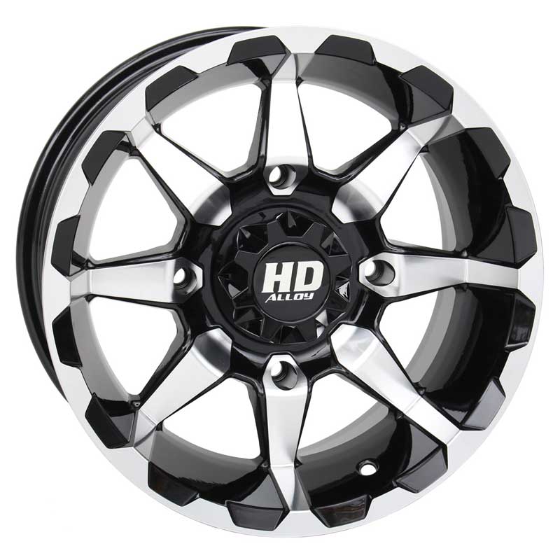 14x7 4/137 5+2 16-17 HONDA PIONEER1K-5 Gloss Black STI HD6 Wheel 